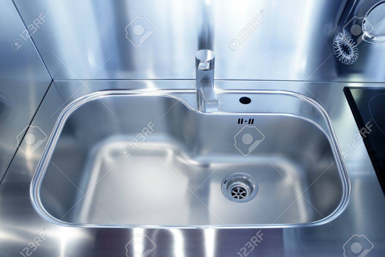 kitchen silver sink modern decoration house stainless steel stock kitchen silver sink modern decoration house stainless steel stock