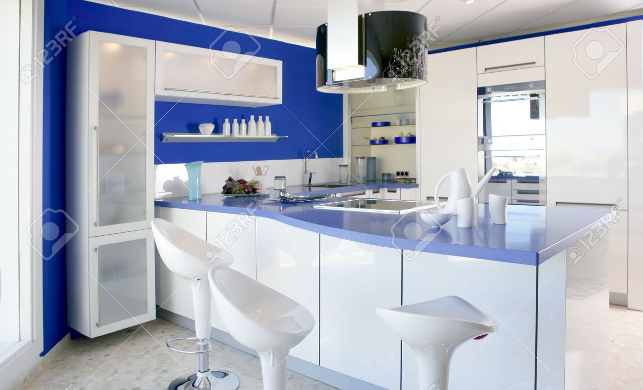 architettura di cucina bianco blu moderno arredamento casa foto ... - Arredamento Casa Moderno Cucina architettura di cucina bianco blu moderno arredamento casa foto ... - Arredamento Casa Moderno Cucina