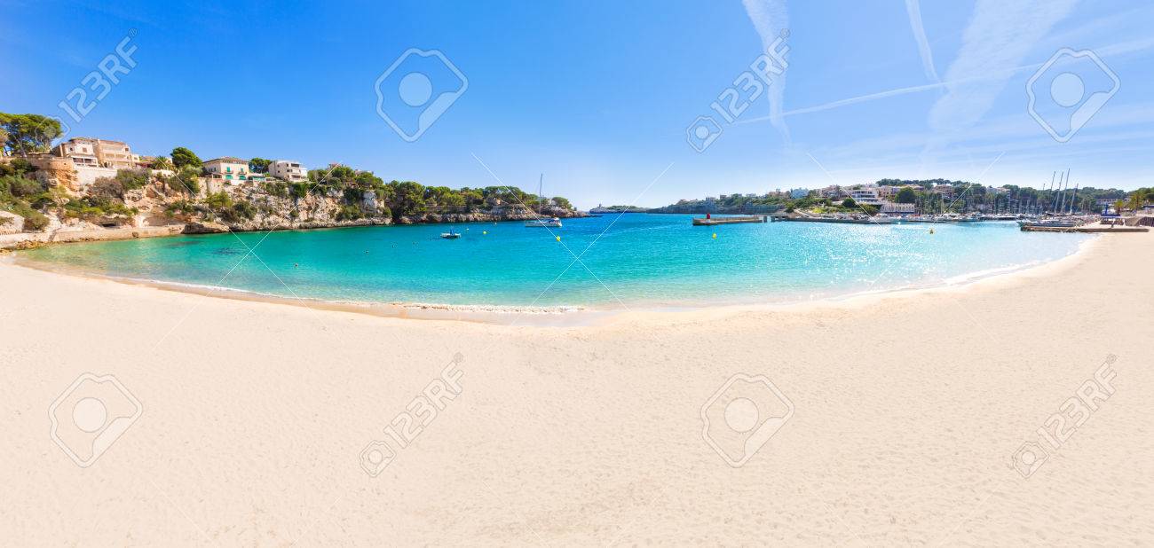 Majorca Porto Cristo Beach In Manacor Of Mallorca Balearic Island
