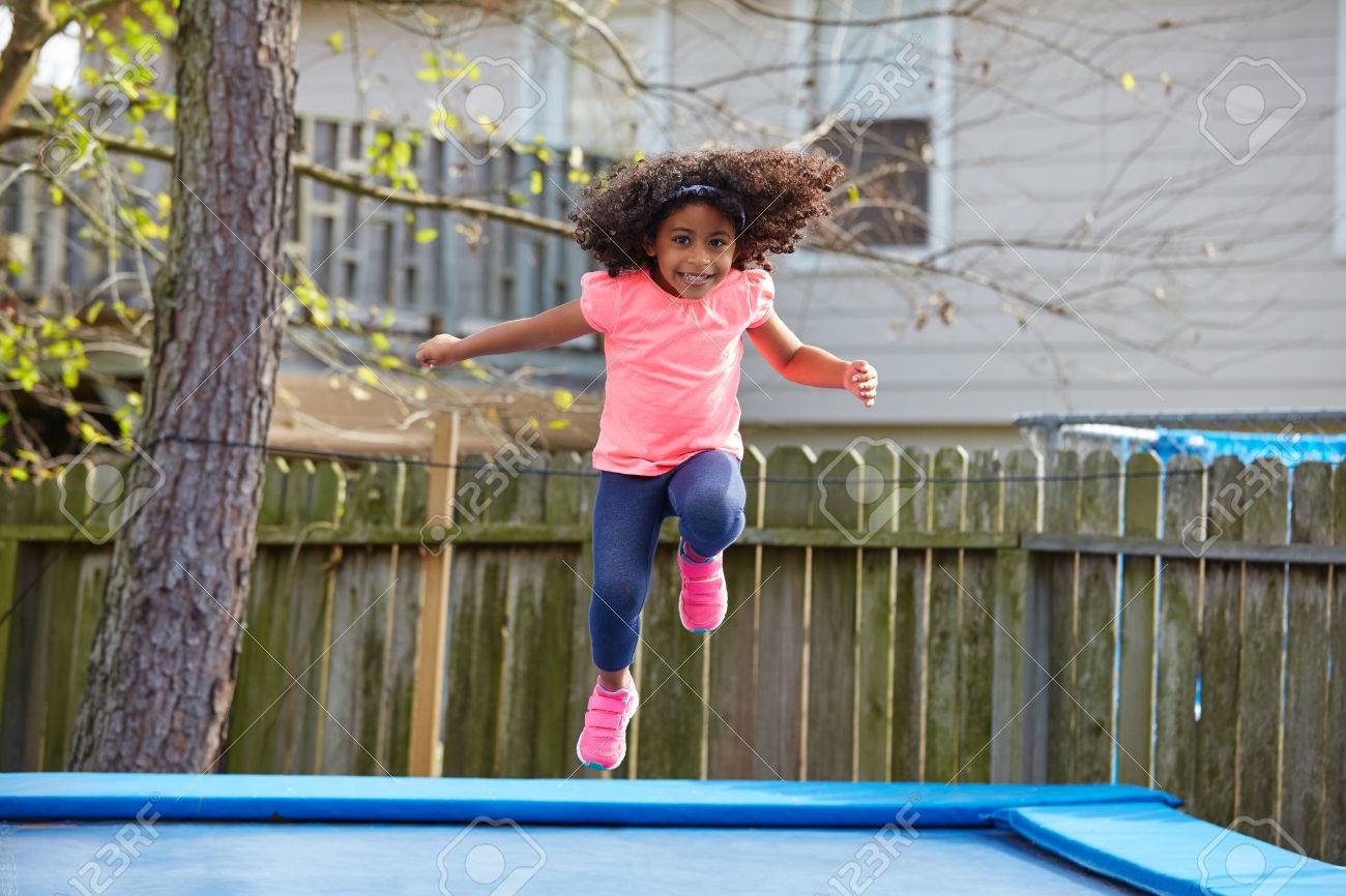 pink toddler trampoline