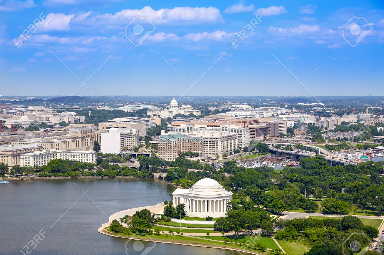 Washington Dc Aerial View With Thomas Jefferson Memorial Building Stock Photo Picture And Royalty Free Image Image Washington Dc Aerial View With Thomas Jefferson Memorial Building Stock Photo Picture And Royalty Free Image Image
