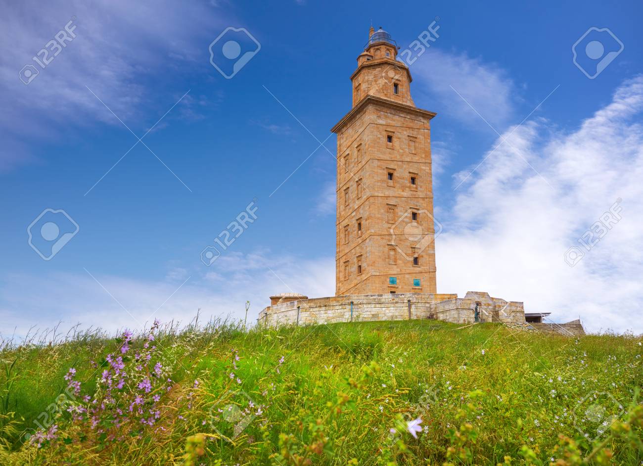La Coruna Hercules tower in Galicia Spain - 109675021 La Coruna Hercules tower in Galicia Spain - 109675021