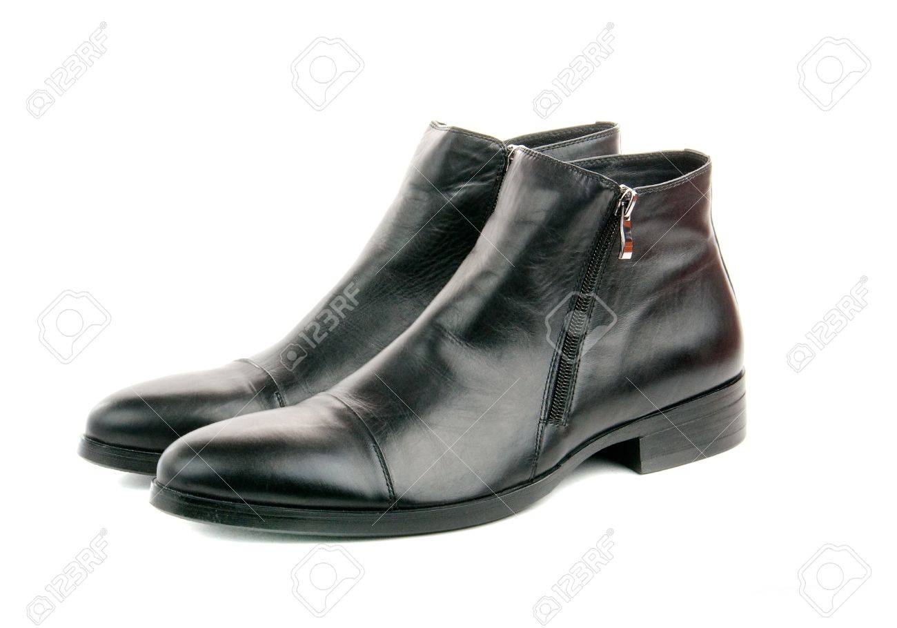 mens stylish black boots