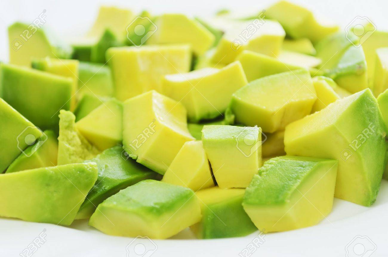 https://previews.123rf.com/images/tonyoquias/tonyoquias1107/tonyoquias110700044/10087880-close-up-of-cubed-ripe-avocado-fruit-on-white-plate.jpg