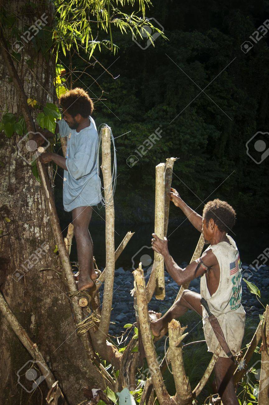 父と息子アグタ フィリピンのシエラマドレ山脈の森林森林での作業 の写真素材 画像素材 Image
