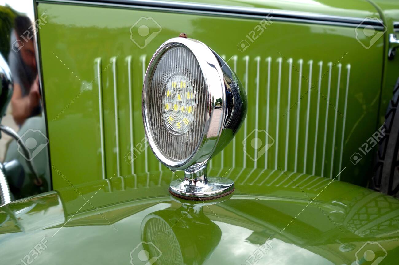 Led Lighting On The Old Car Stock Photo Picture And Royalty Free Image Image 132159329