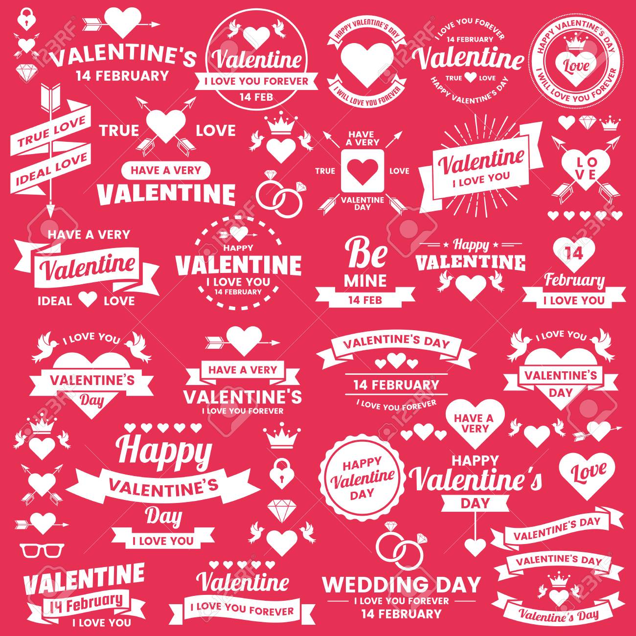 Valentine Template Banner Vector Background For Banner Poster Flyer Royalty Free Cliparts Vectors And Stock Illustration Image