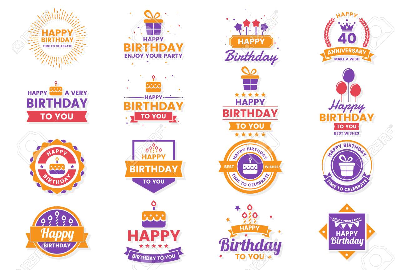 happy birthday and happy anniversary vector design for banners happy anniversary banners