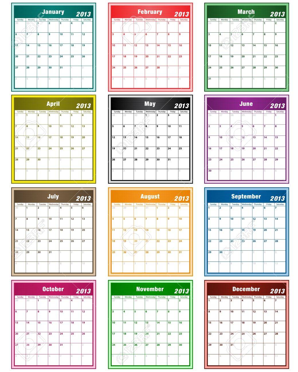 december calendar 2013
