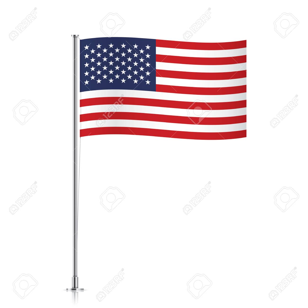 united states of america vector flag template waving usa flag united states flag template