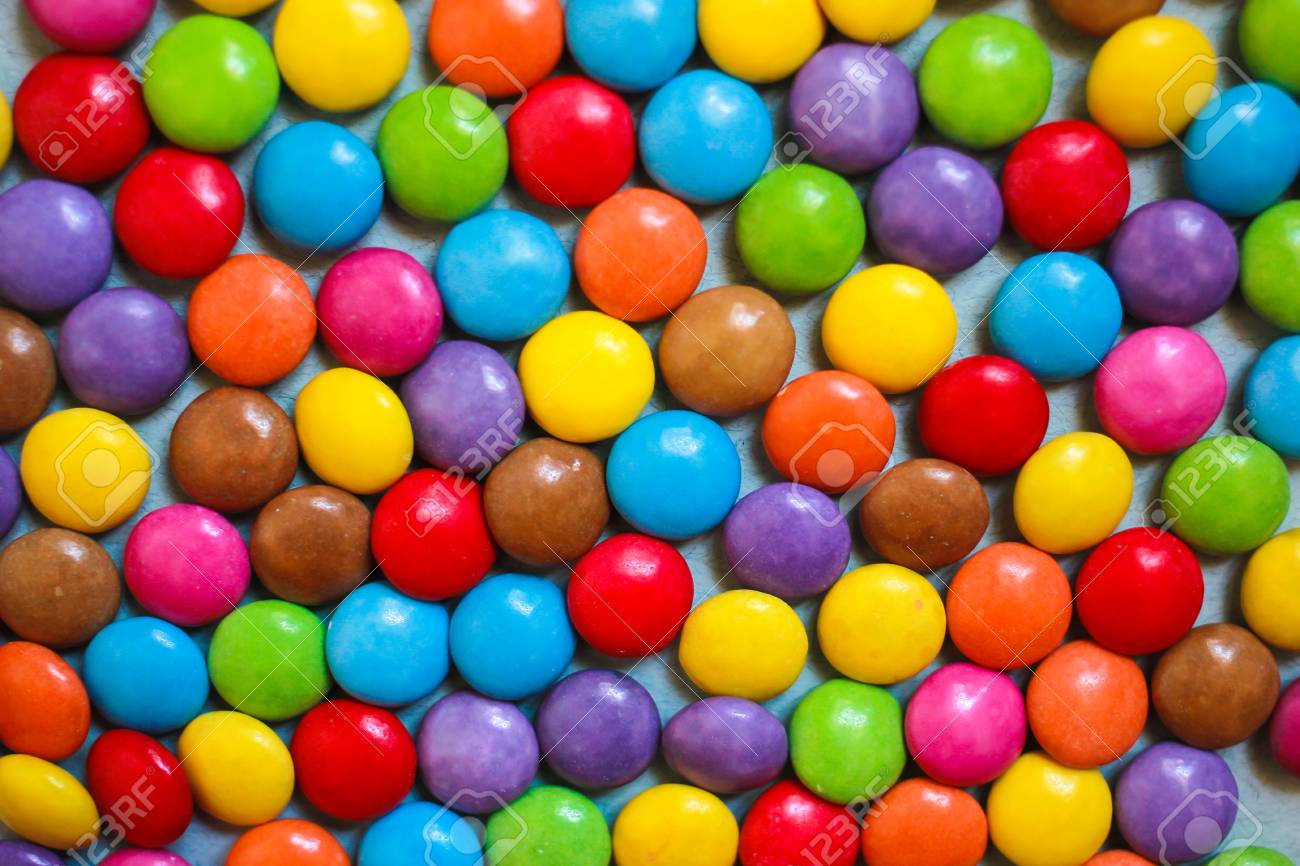 色とりどりのお菓子の背景 の写真素材 画像素材 Image