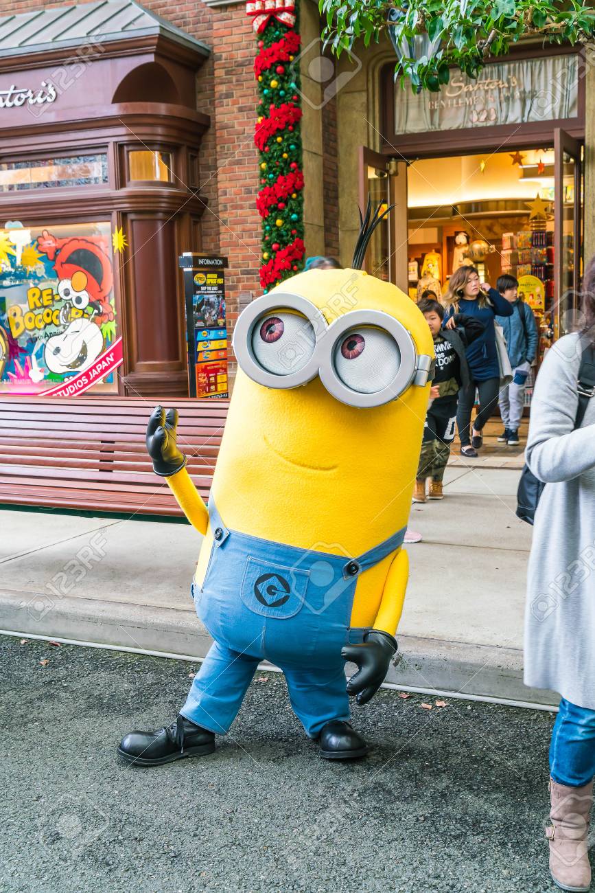 Osaka Japan Nov 21 16 Minion Mascot From Despicable Me In Universal Studios Japan Stock Photo Picture And Royalty Free Image Image