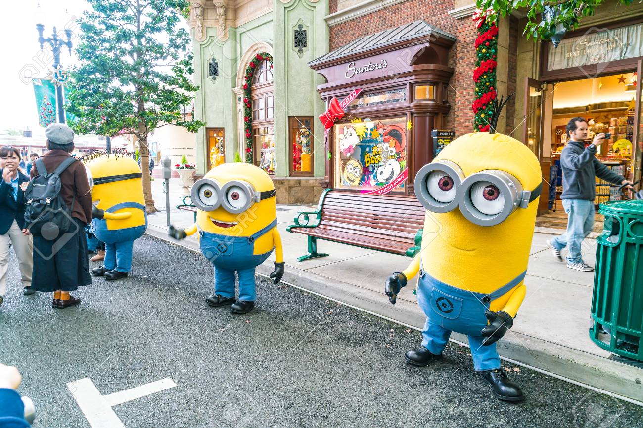 Osaka Japan Nov 21 16 Minion Mascot From Despicable Me In Universal Studios Japan Stock Photo Picture And Royalty Free Image Image