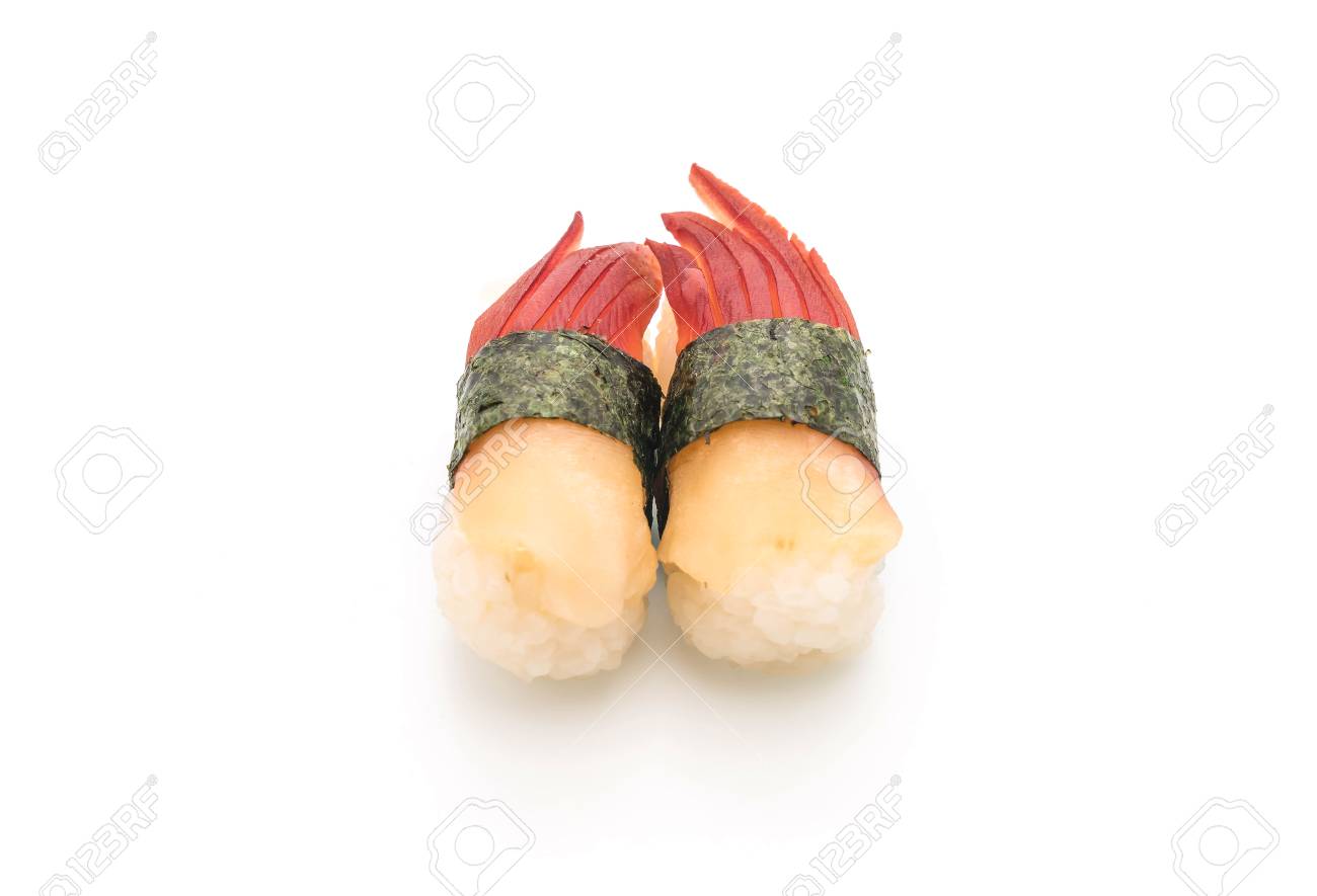 スティンプソン ホッキ貝 ホッキガイ 握り寿司 白い背景の和食スタイル の写真素材 画像素材 Image スティンプソン ホッキ貝 ホッキガイ 握り寿司 白い背景の和食スタイル の写真素材 画像素材 Image