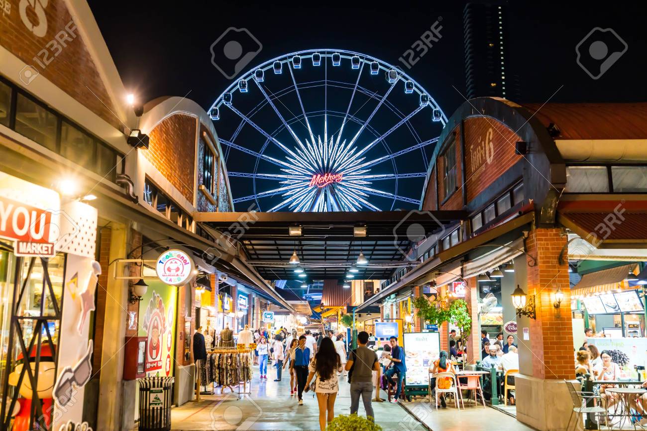 Bangkok 21 Jan 2018 Asiatique The Riverfront The Most Popular Shopping Experiences In Bangkok Thailand There Are Over 500 Fashion Shops In Asiatique The Riverfront Stock Photo Picture And Royalty Free Image Image 102041059