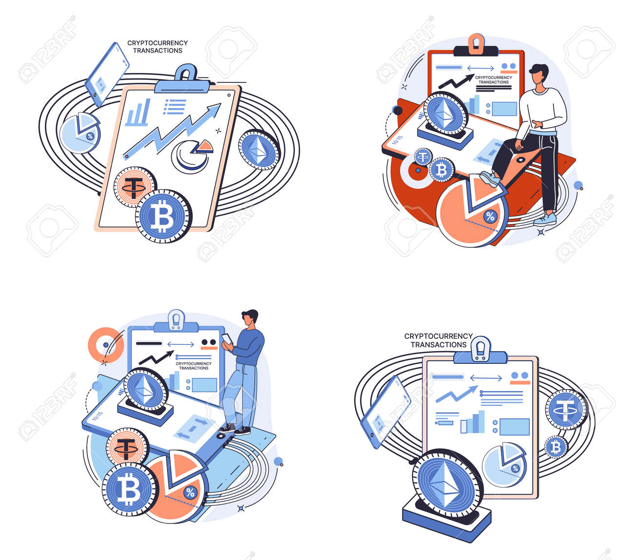 Intercambio De Criptomonedas Y Blockchain. Minería De Bitcoin, Plataforma De  Intercambio Ethereum Para Intercambiar Metáforas De Dinero Digital,  Tecnología De Inversión. Mercado Monetario En Línea, Comercio Financiero.  Transacciones De Divisas ...