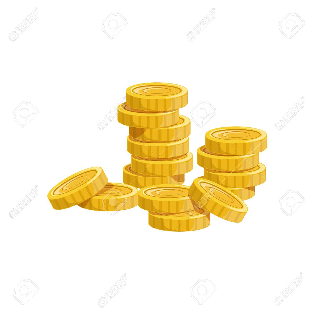 pile of golden coins