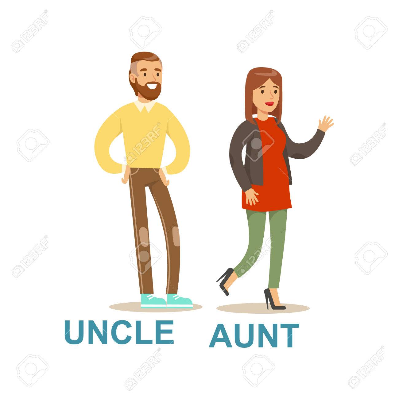 uncle and aunt happy