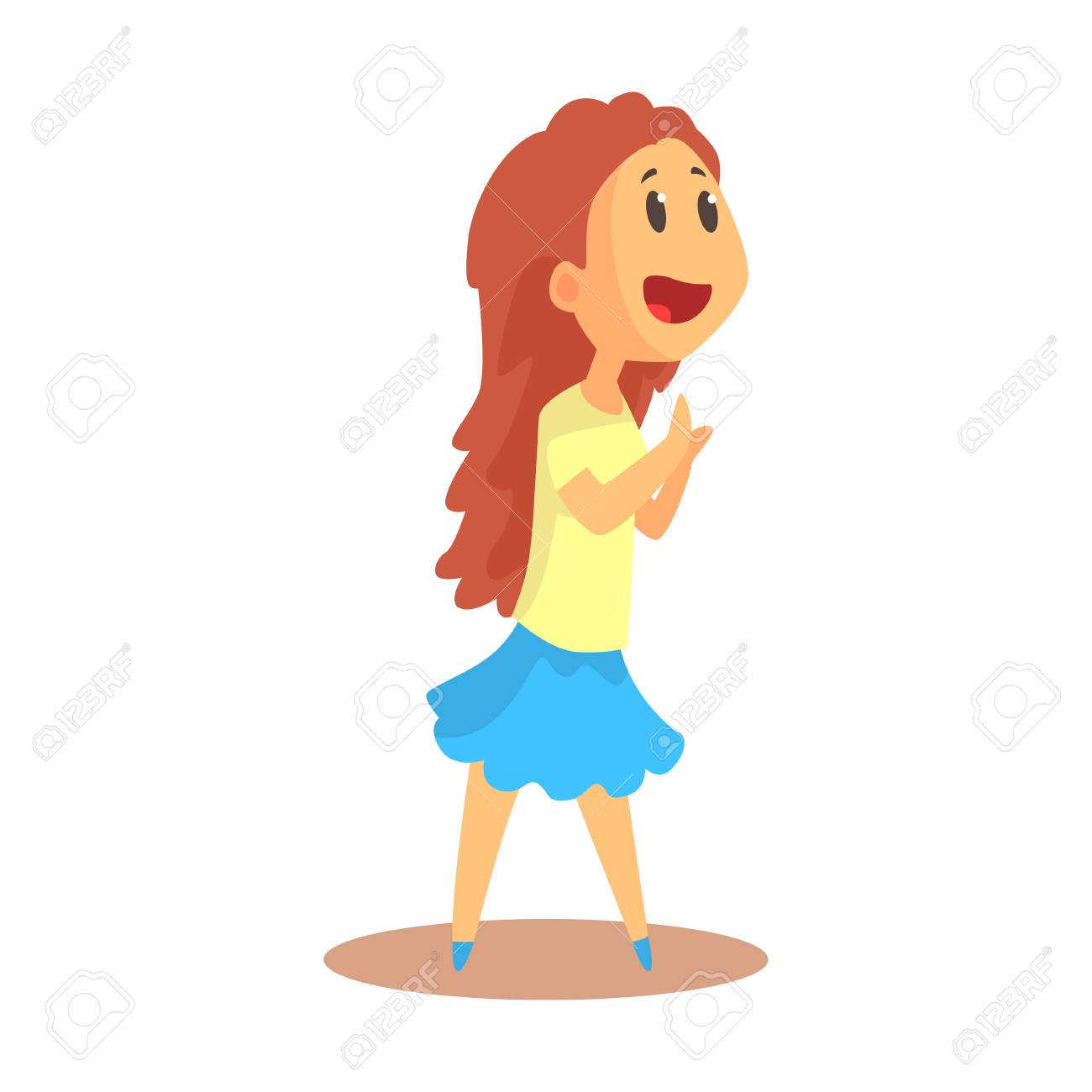Cute Niña Feliz Viendo Algo Y Aplaudiendo Colorido Dibujos Animados Detallada Ilustración Vectorial Ilustraciones Svg, Vectoriales, Clip Art Vectorizado Libre De Derechos. Image 85283607. Cute Niña Feliz Viendo Algo Y Aplaudiendo Colorido Dibujos Animados Detallada Ilustración Vectorial Ilustraciones Svg, Vectoriales, Clip Art Vectorizado Libre De Derechos. Image 85283607.