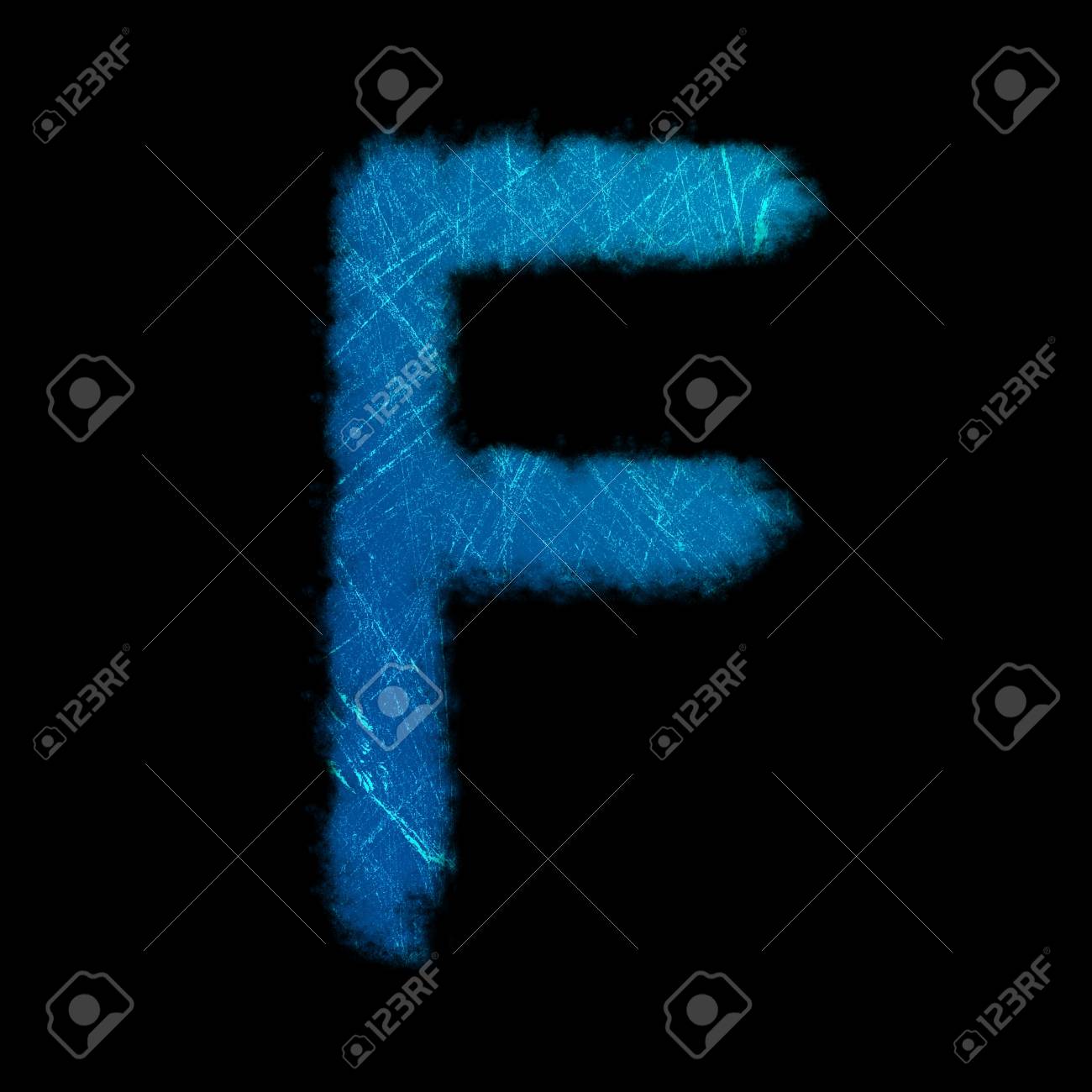 英語の文字のイメージが黒の背景に薄い線です の写真素材 画像素材 Image