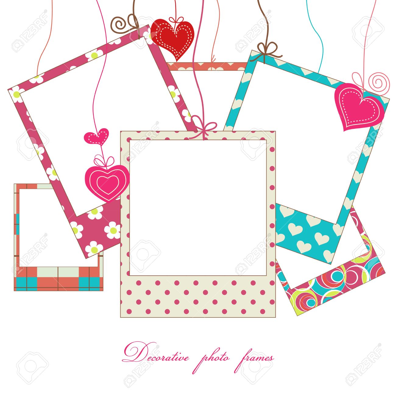 hanging cute photo frames