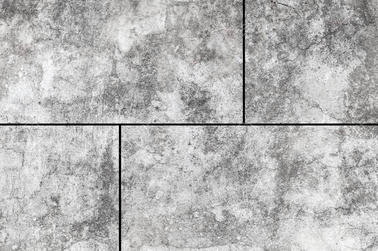 Outdoor Stone Block Tile Floor Background And Texture Pattern