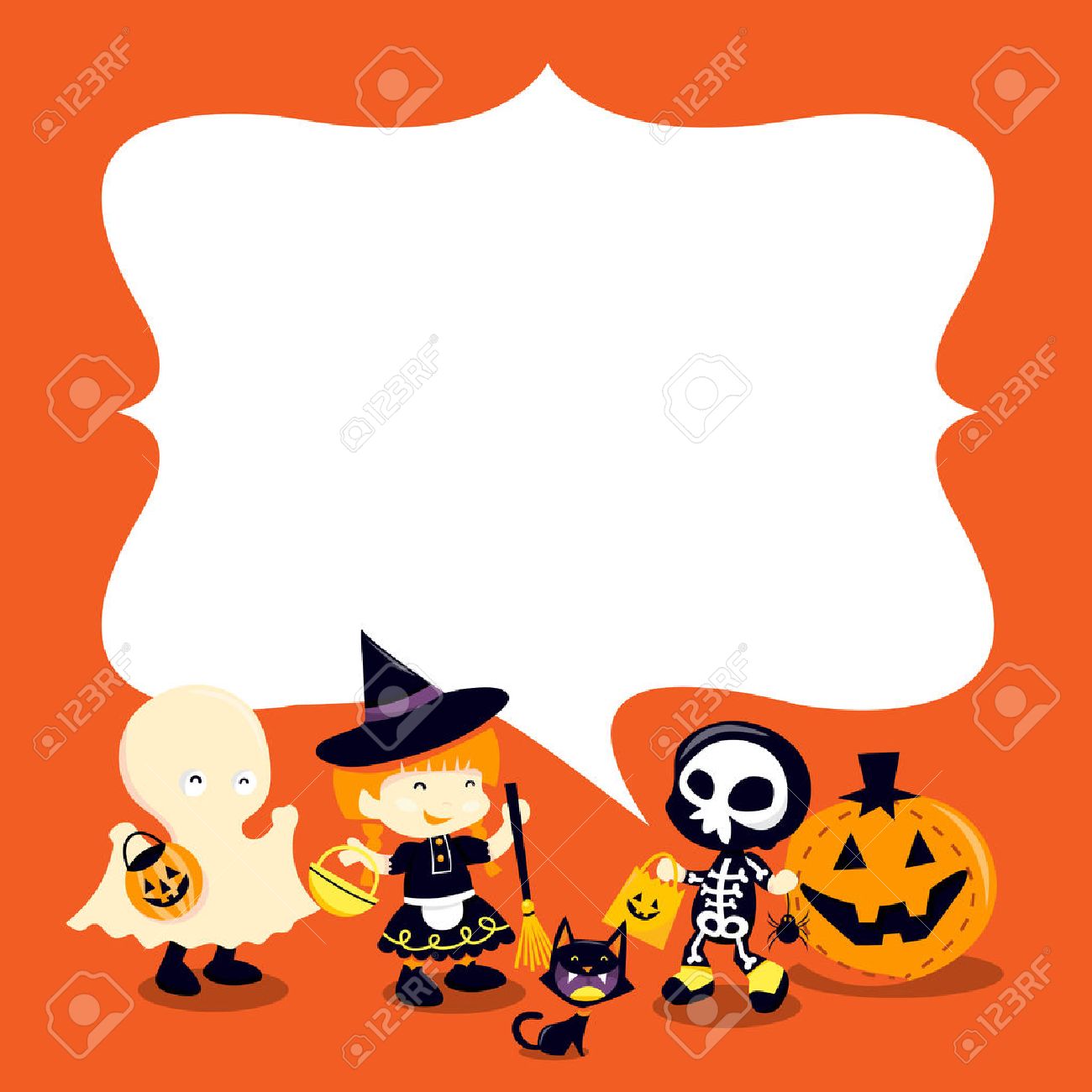 halloween party invitation blank