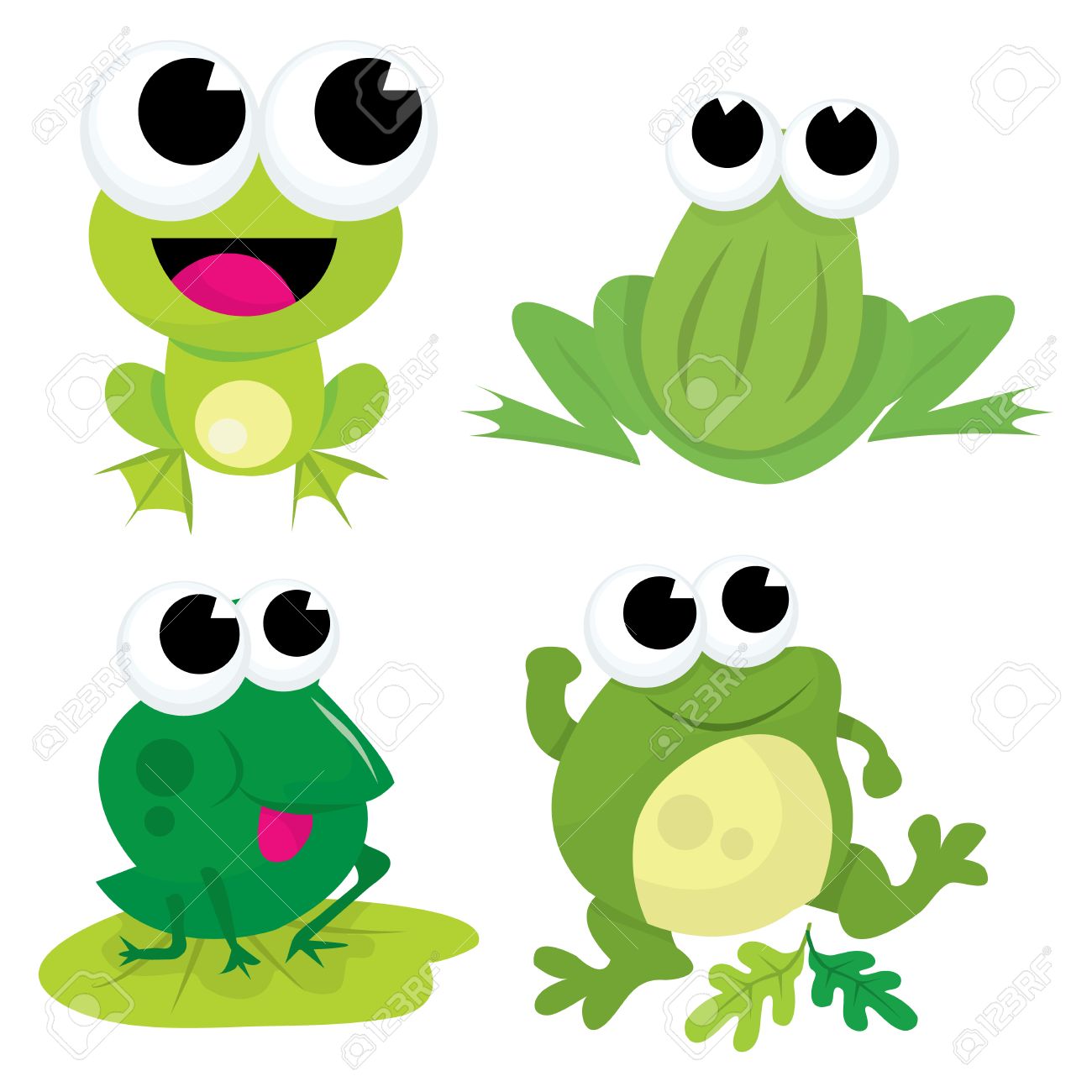 Una Ilustración Vectorial De Dibujos Animados Conjunto De Cuatro Ranas Verdes Lindas Diferentes. Ilustraciones Svg, Vectoriales, Clip Art Vectorizado Libre De Derechos. Image 39947667. Una Ilustración Vectorial De Dibujos Animados Conjunto De Cuatro Ranas Verdes Lindas Diferentes. Ilustraciones Svg, Vectoriales, Clip Art Vectorizado Libre De Derechos. Image 39947667.