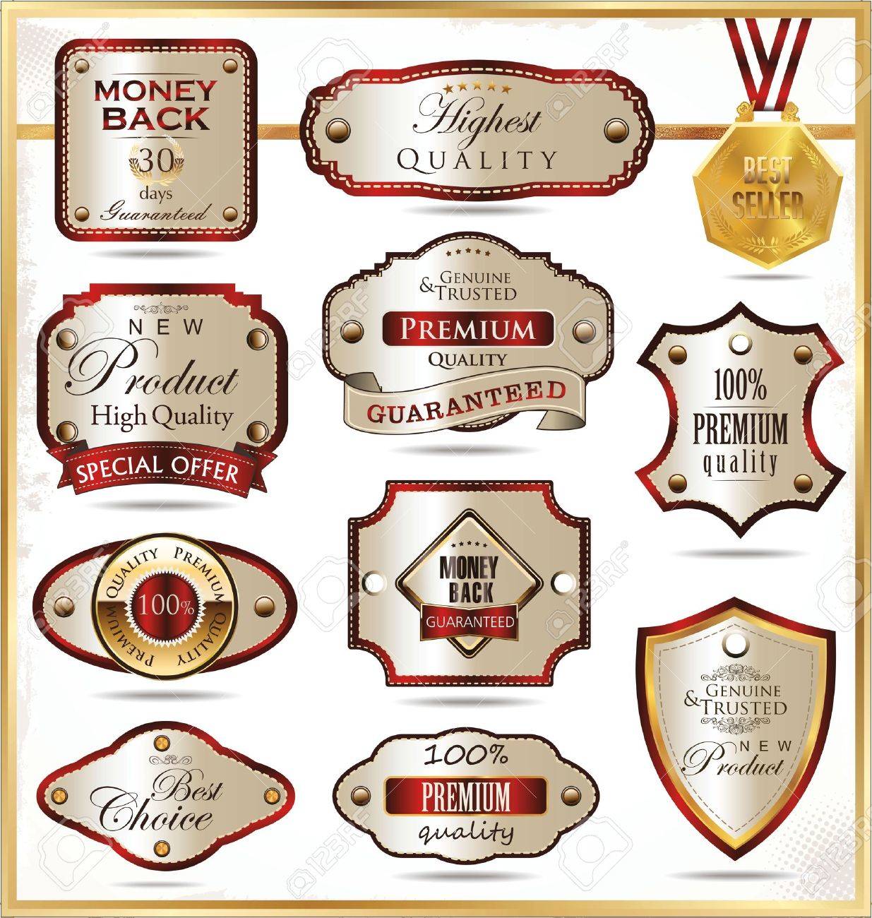 elegant labels royalty free cliparts vectors and stock
