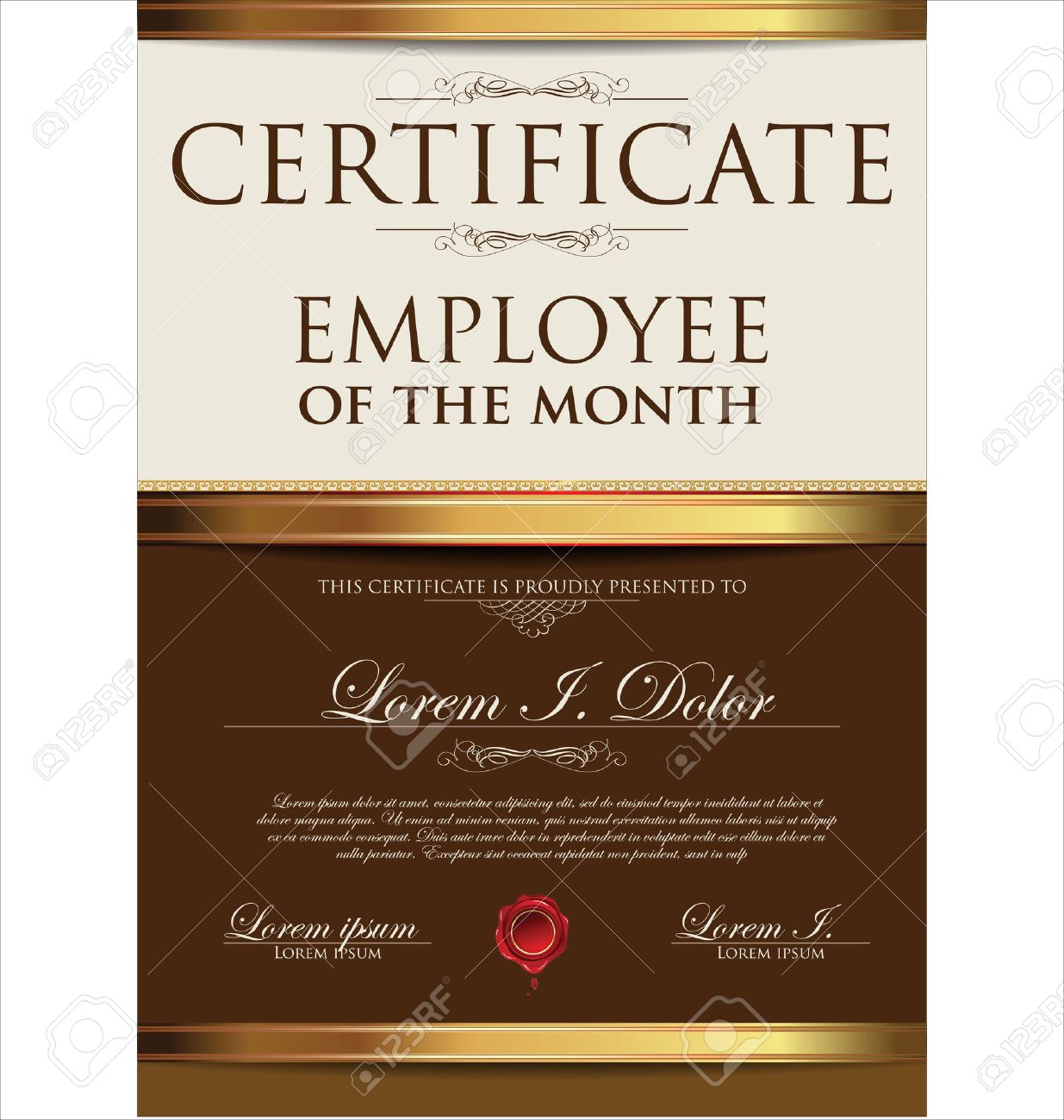 employee of the month template with picture