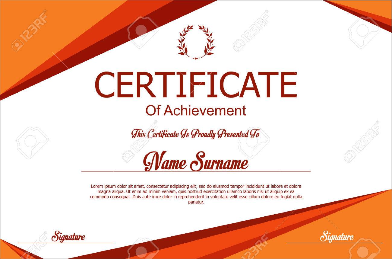certificate or diploma template royalty free cliparts vectors and