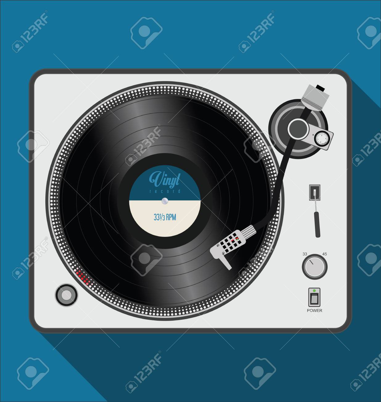 black vinyl record disc