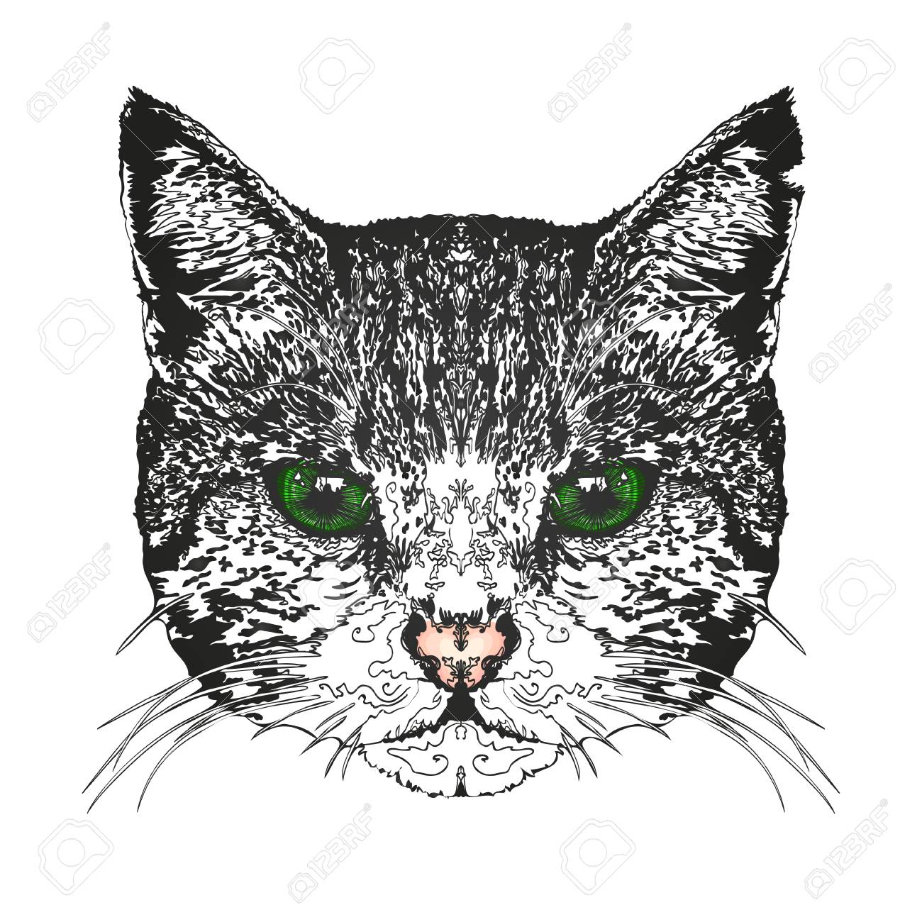 La Tete De Chat Illustration Vectorielle Stylisee Clip Art Libres De Droits Vecteurs Et Illustration Image La Tete De Chat Illustration Vectorielle Stylisee Clip Art Libres De Droits Vecteurs Et Illustration Image