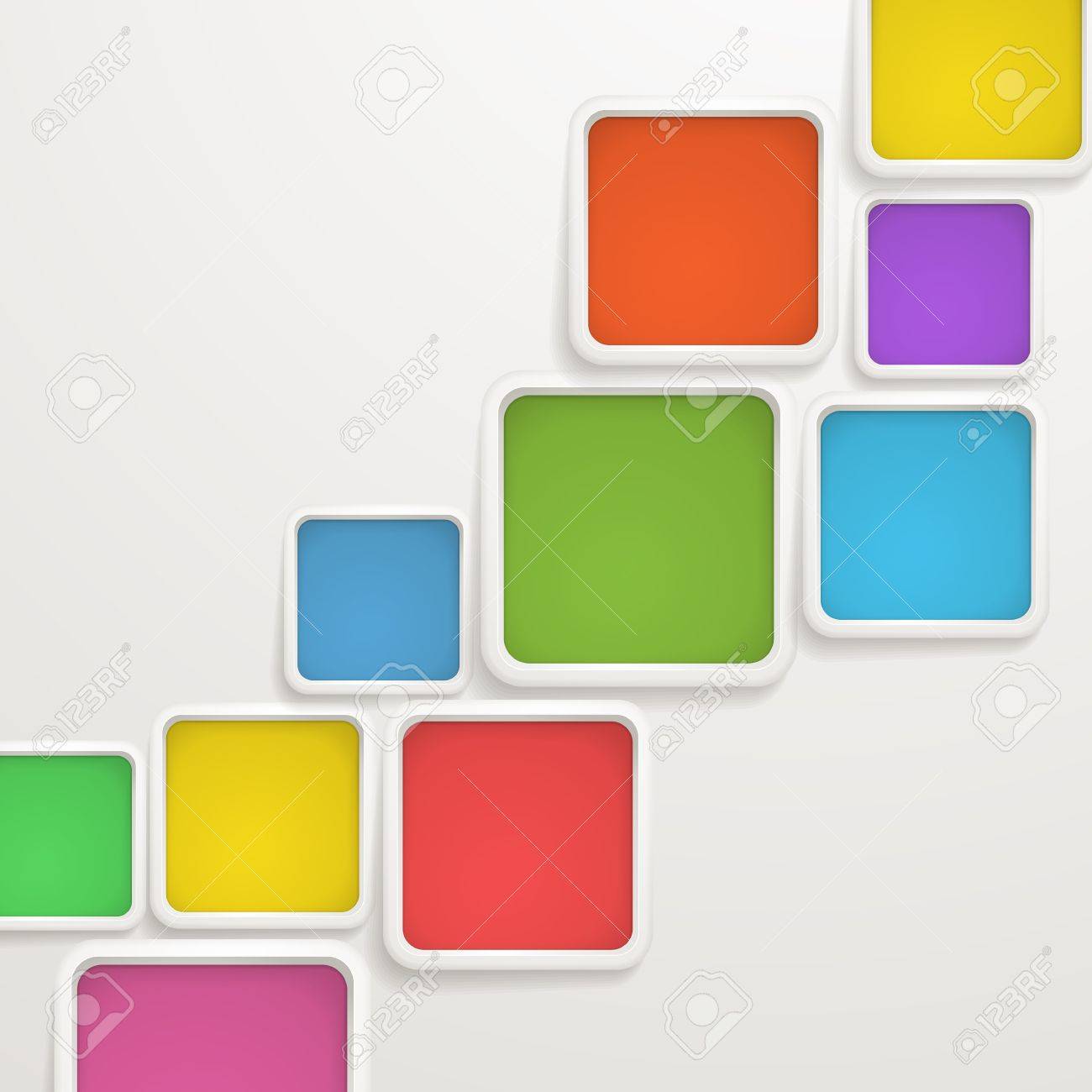 abstract background of color boxes template for a text royalty free boxes color