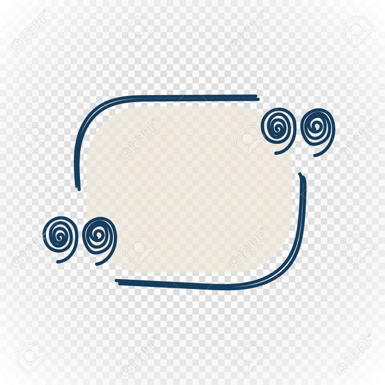 hand drawn quote layout design elements royalty free cliparts