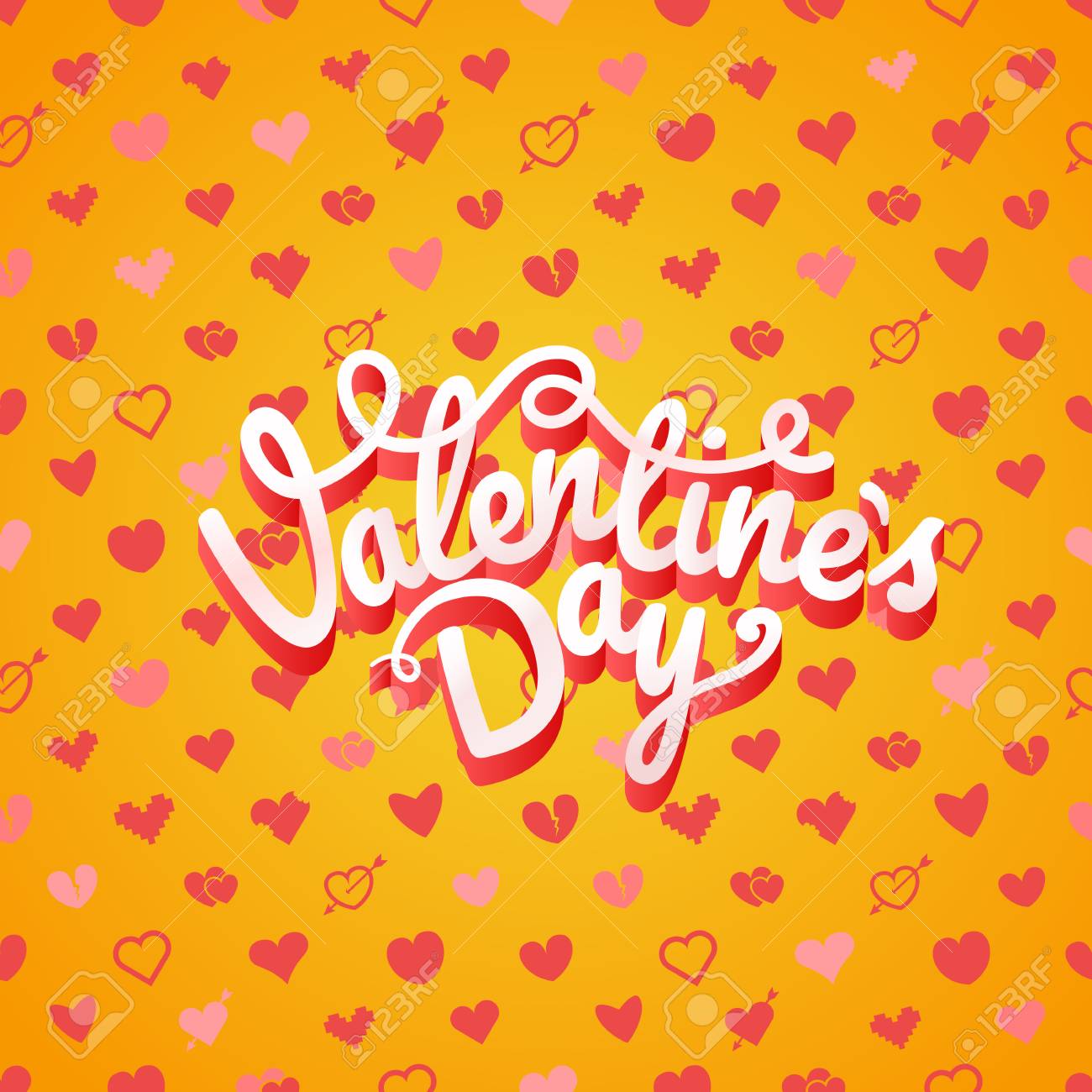 valentines card layout
