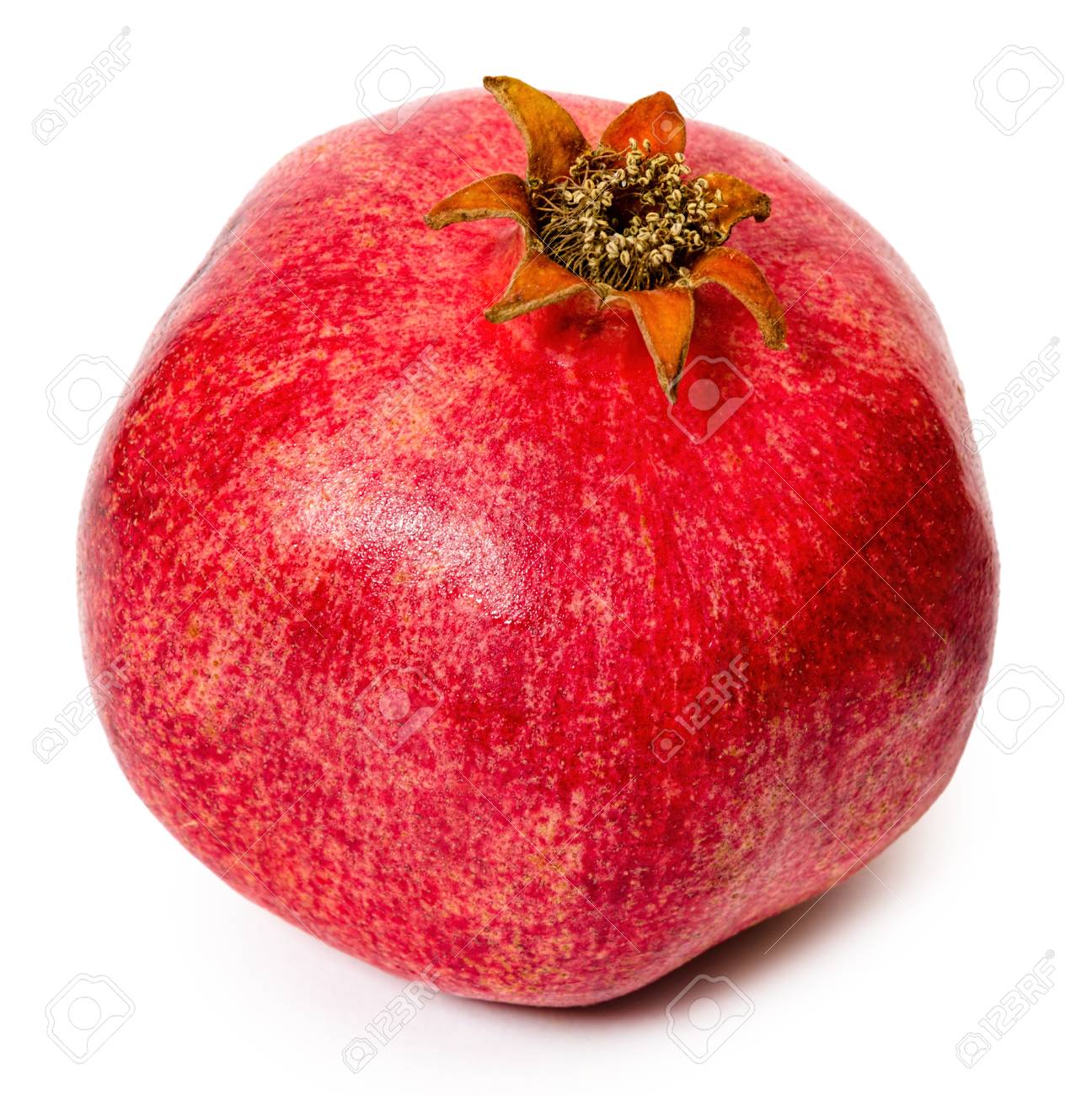 whole red fruit pomegranate full of vitamin juice antioxidant