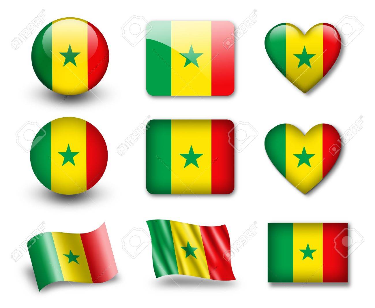 The Senegal Flag Stock Photo Picture And Royalty Free Image Image