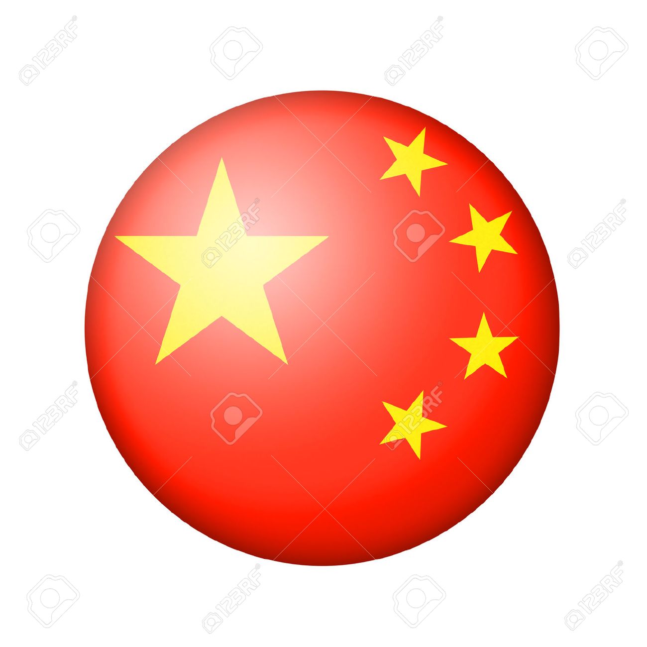 The Chinese Flag Round Matte Icon Isolated On White Background Stock Photo Picture And Royalty Free Image Image 51968254