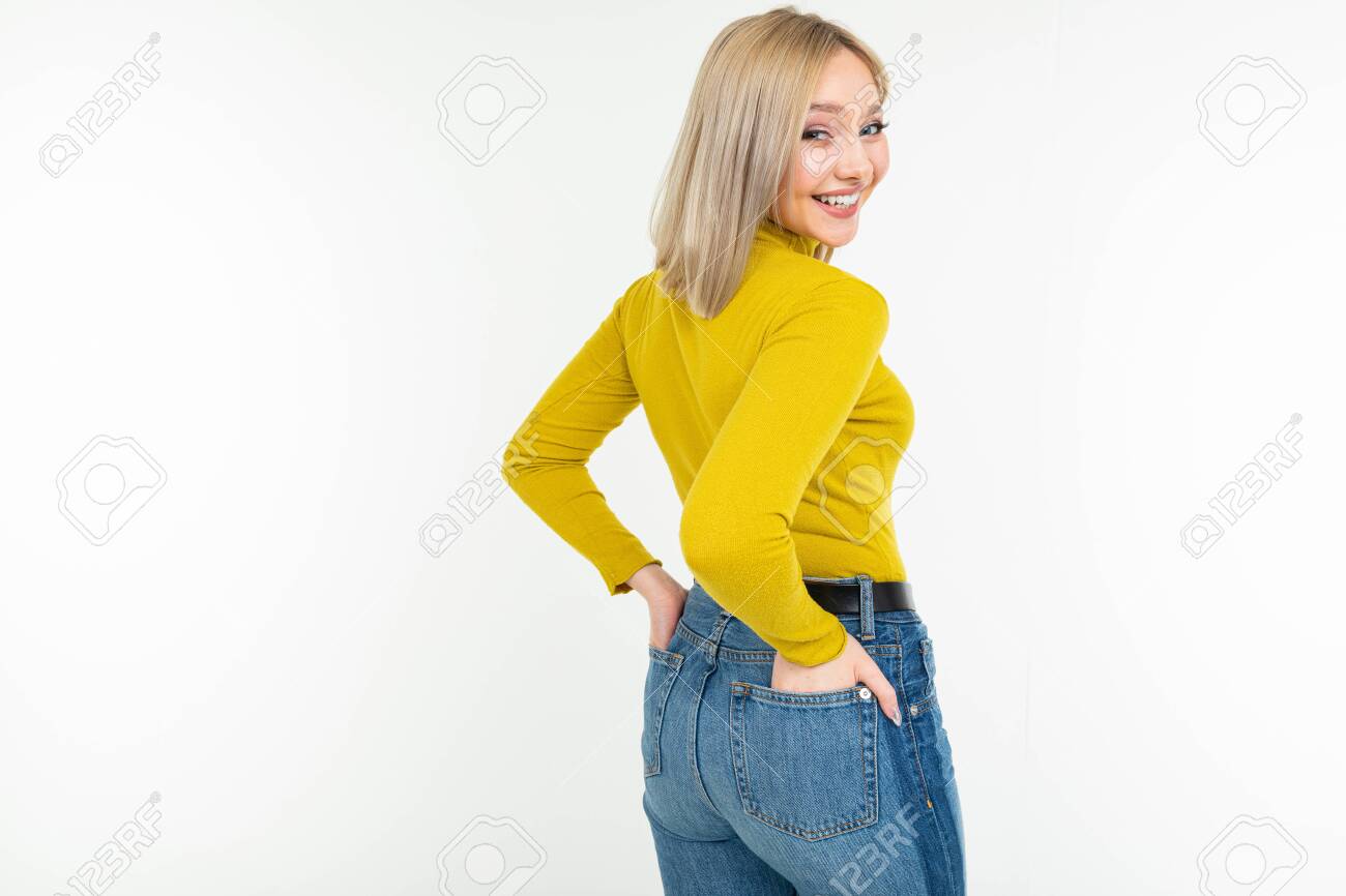 yellow jacket jeans