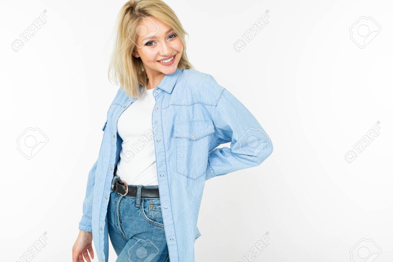 blue jean shirt for girls