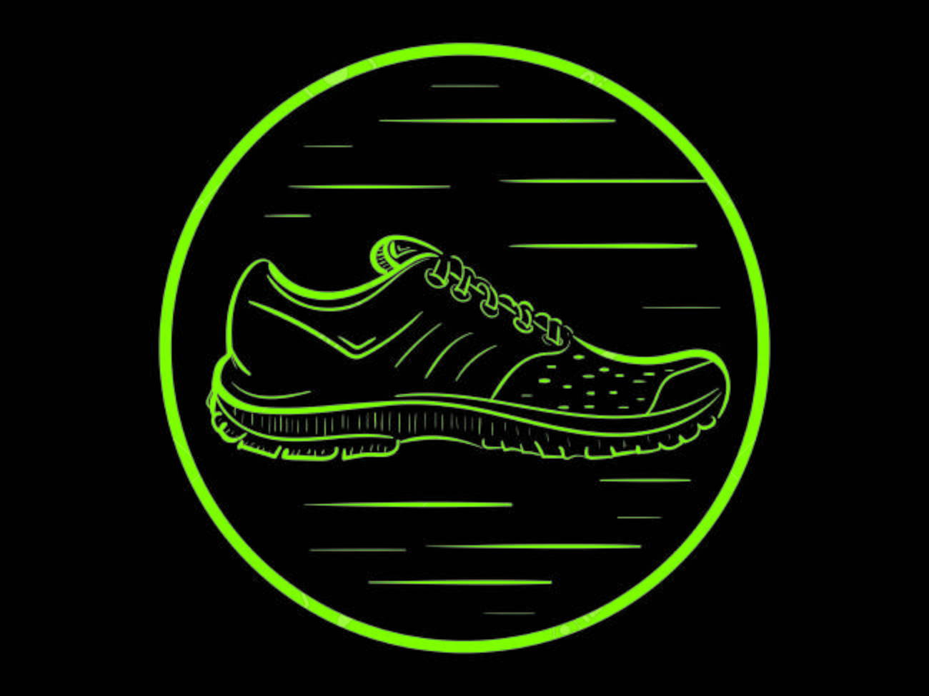 Zapatilla Un De Deporte En Círculo BroeWCxd