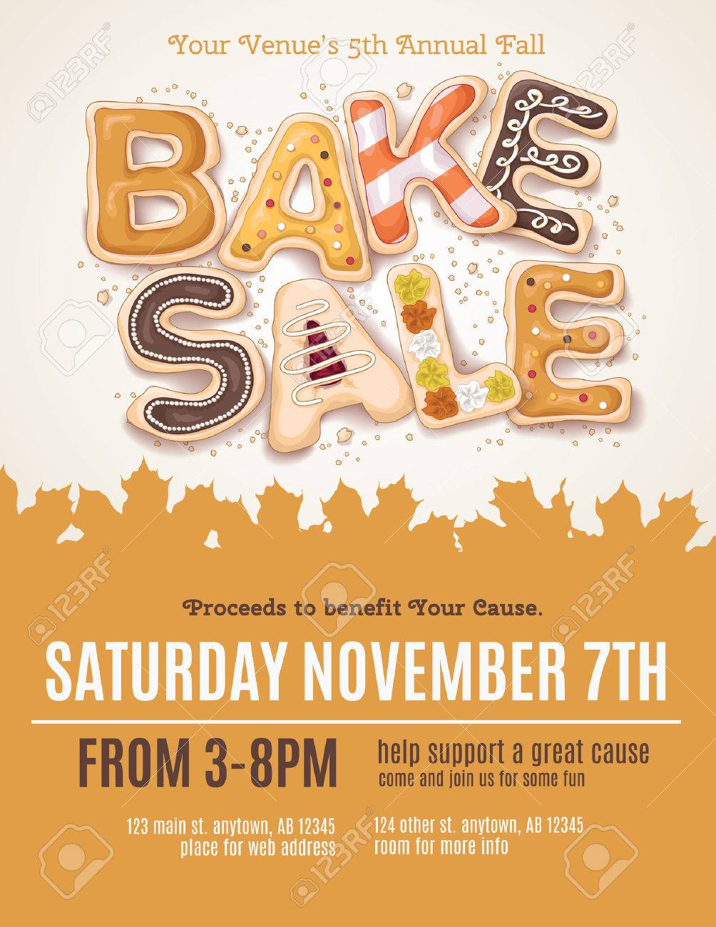 bake sale order form