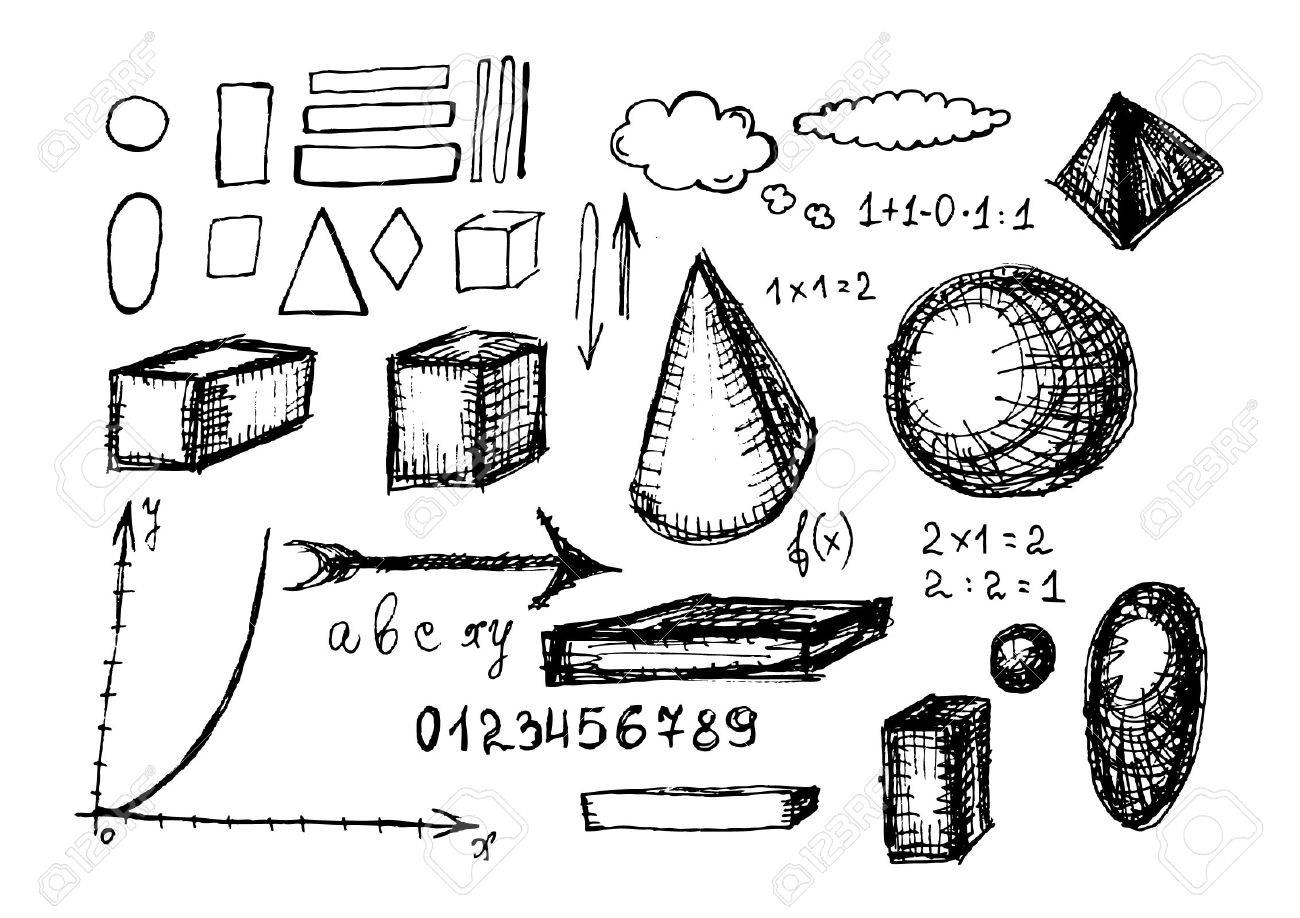 数学のイラスト のイラスト素材 ベクタ Image