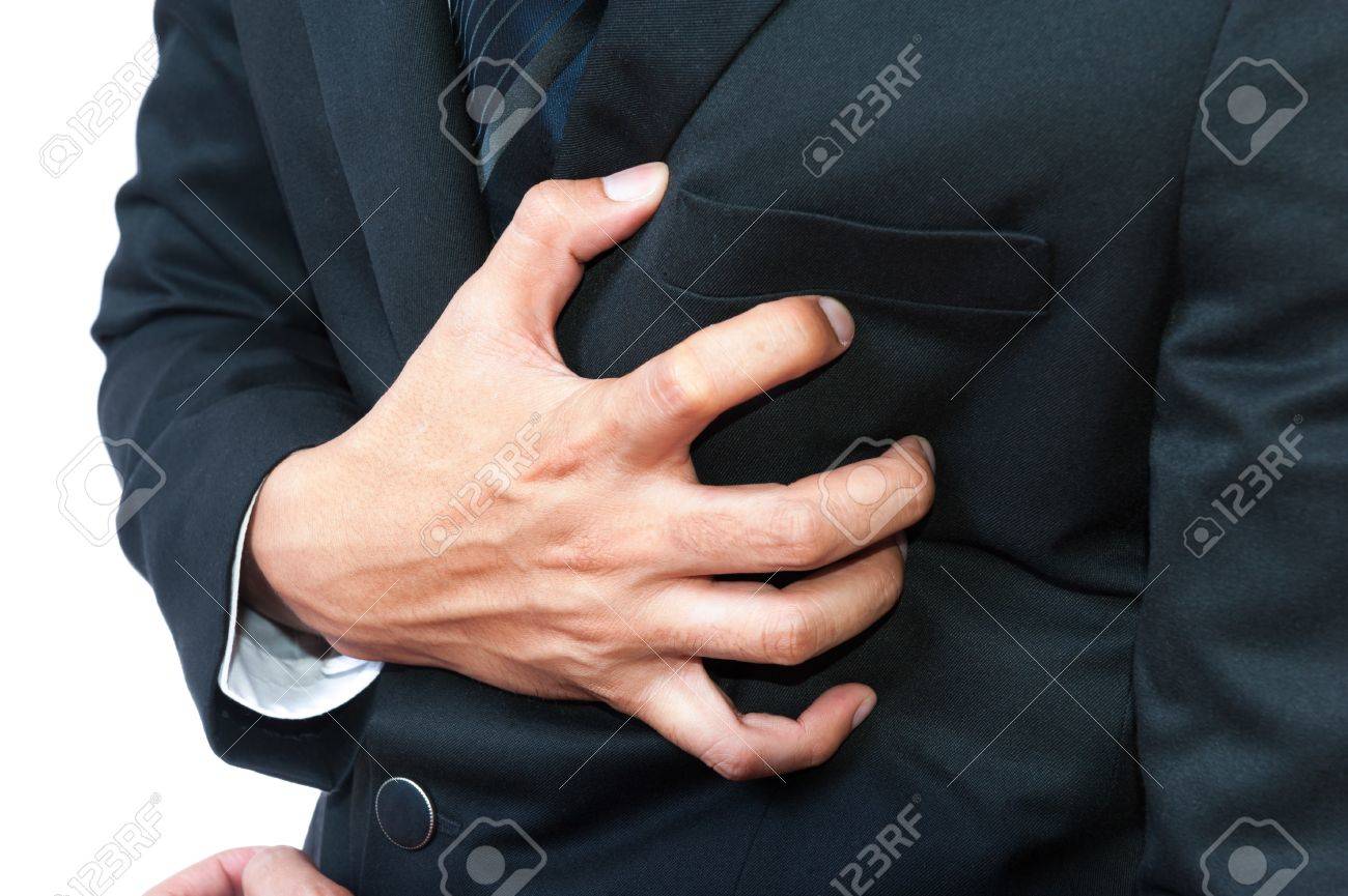 心臓発作に苦しむビジネスマン の写真素材 画像素材 Image