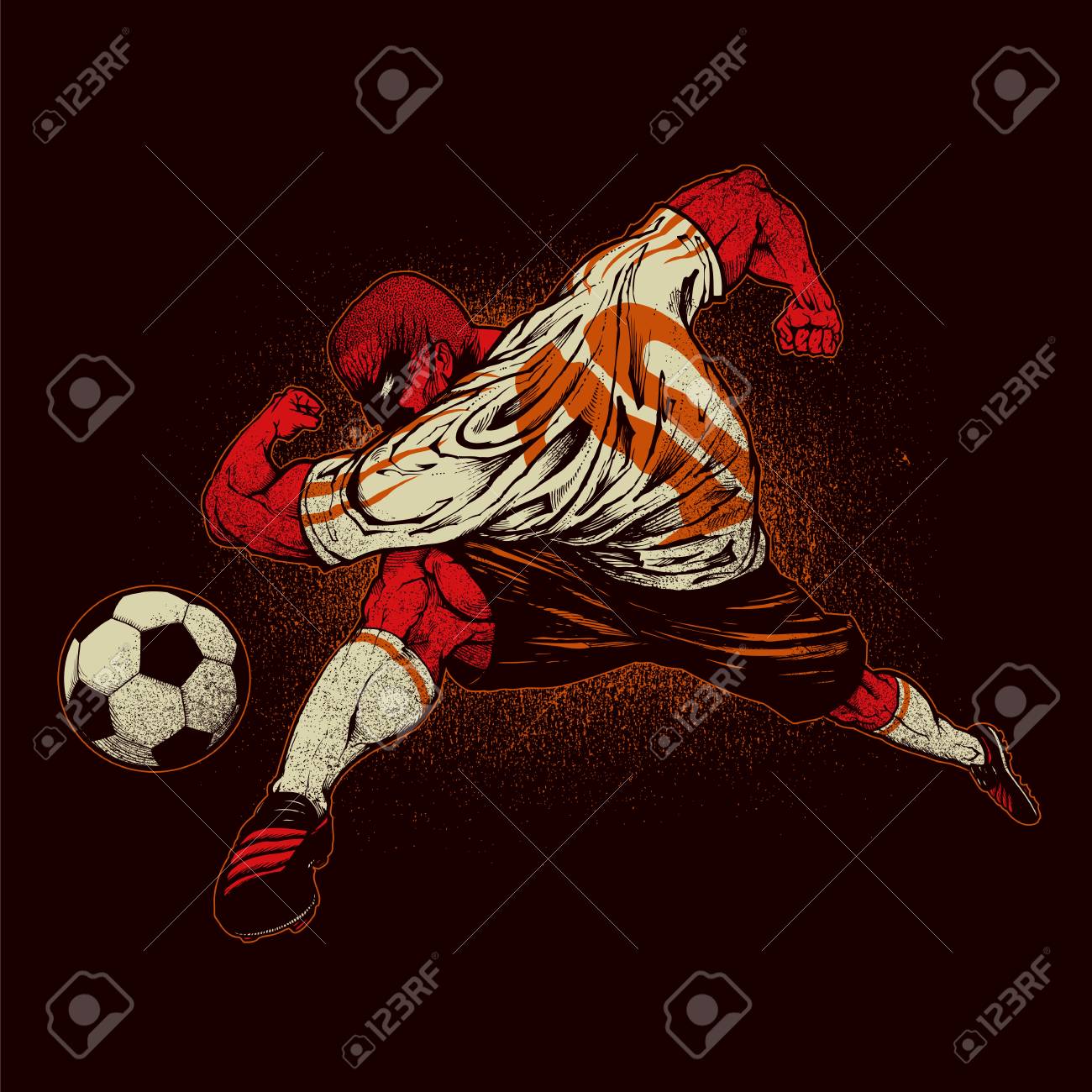 怒っているサッカー選手 のイラスト素材 ベクタ Image 怒っているサッカー選手 のイラスト素材 ベクタ Image