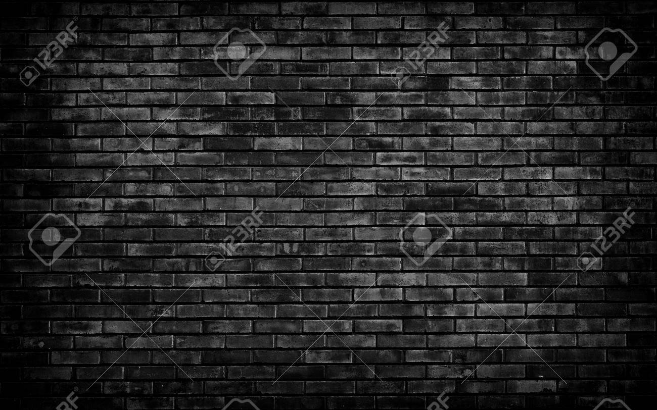 黒レンガの壁の背景 の写真素材 画像素材 Image
