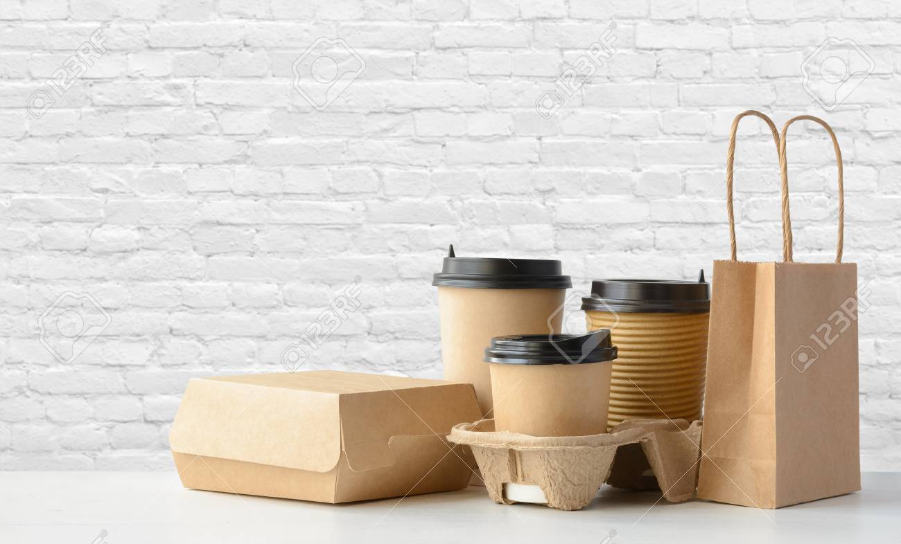 Fast food and drink packaging set - 97105478 Fast food and drink packaging set - 97105478