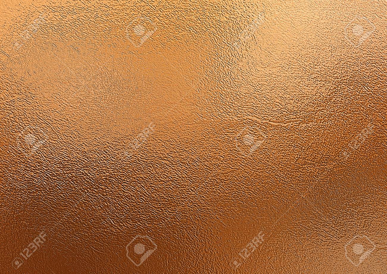 Bronze background. Metal foil decorative texture - 108657620 Bronze background. Metal foil decorative texture - 108657620