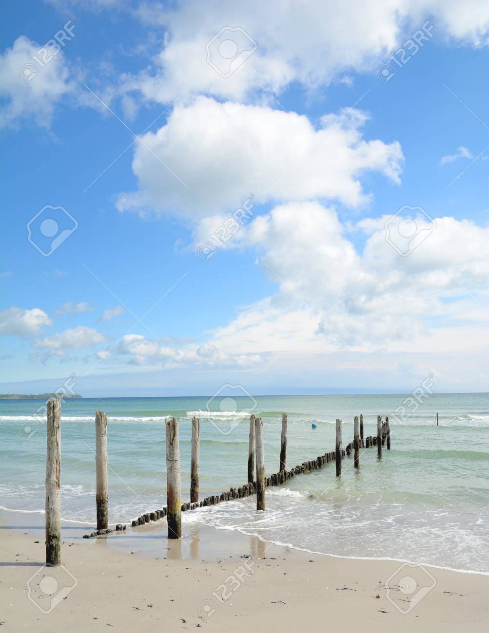 Strand Von Juliusruh Auf Der Insel Rugen An Der Ostsee